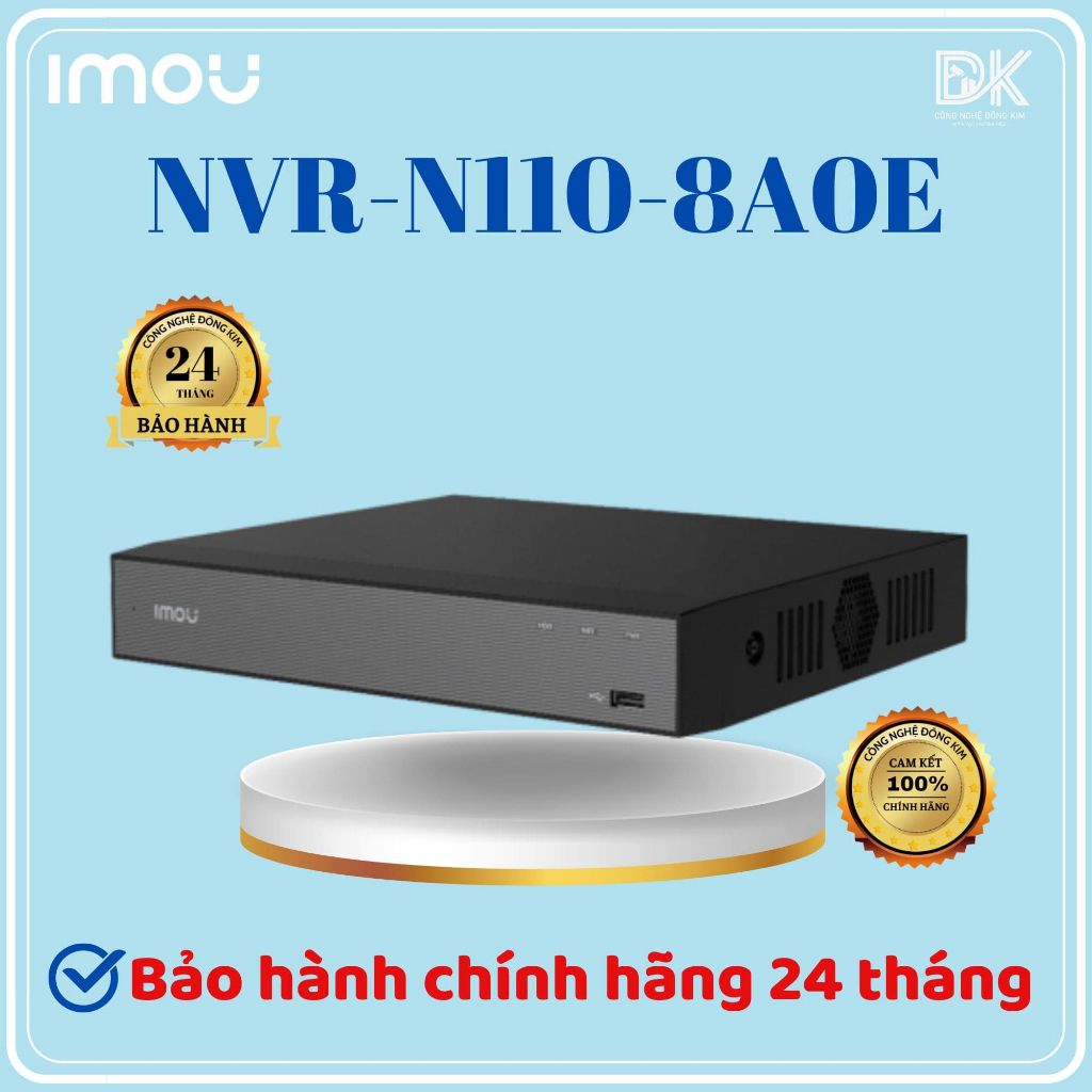 Đầu ghi hình NVR 10 kênh IMOU NVR-N110-8A0E/ 18 kênh IMOU NVR-N118-8A0E Chính hãng