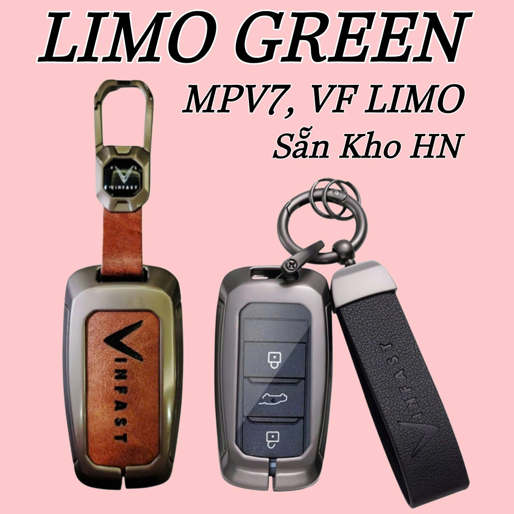 LIMO GREEN, MPV7, VF LIMO Ốp Chìa Khóa Xe Vinfast LIMO GREEN Bọc Chìa Khoá Xe Điện LIMO GREEN Bằng K
