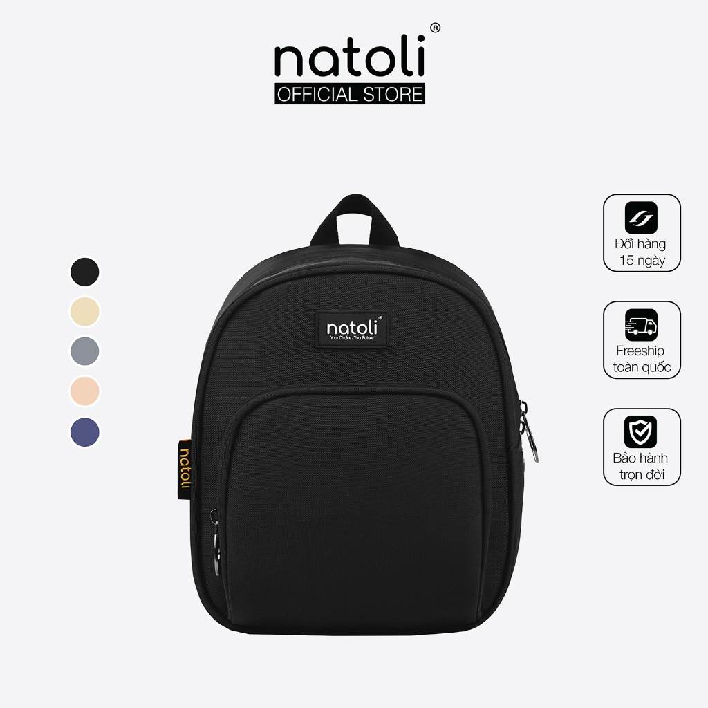 Balo mini nữ Thương hiệu NATOLI, nhỏ gọn chống nước cao cấp BST Sweetie Pie Backpack B6
