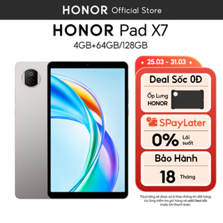 Máy Tính Bảng Honor Pad X7 4GB+64GB/ 128GB | Pin 7020mAh | Chip Snapdragon 680 8 nhân | BH 18 Tháng Hàng Chính Hãng