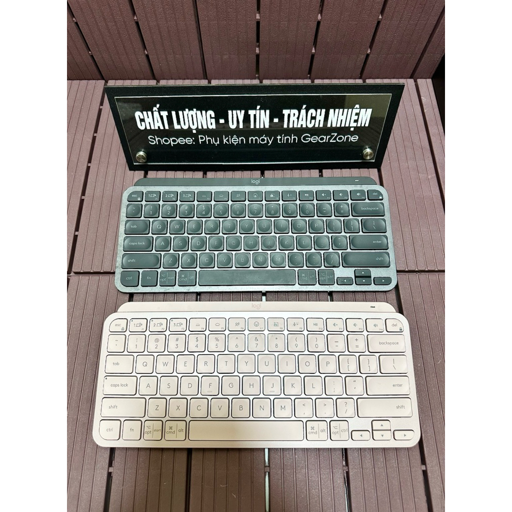 Bàn phím làm việc Silent Yên tĩnh không dây Logitech Mx Keys Mini for Window và For Mac