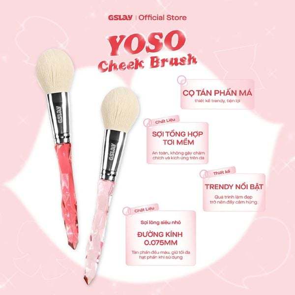 Gslay Cọ trang điểm phấn má Gslay Yoso Cheek Brush