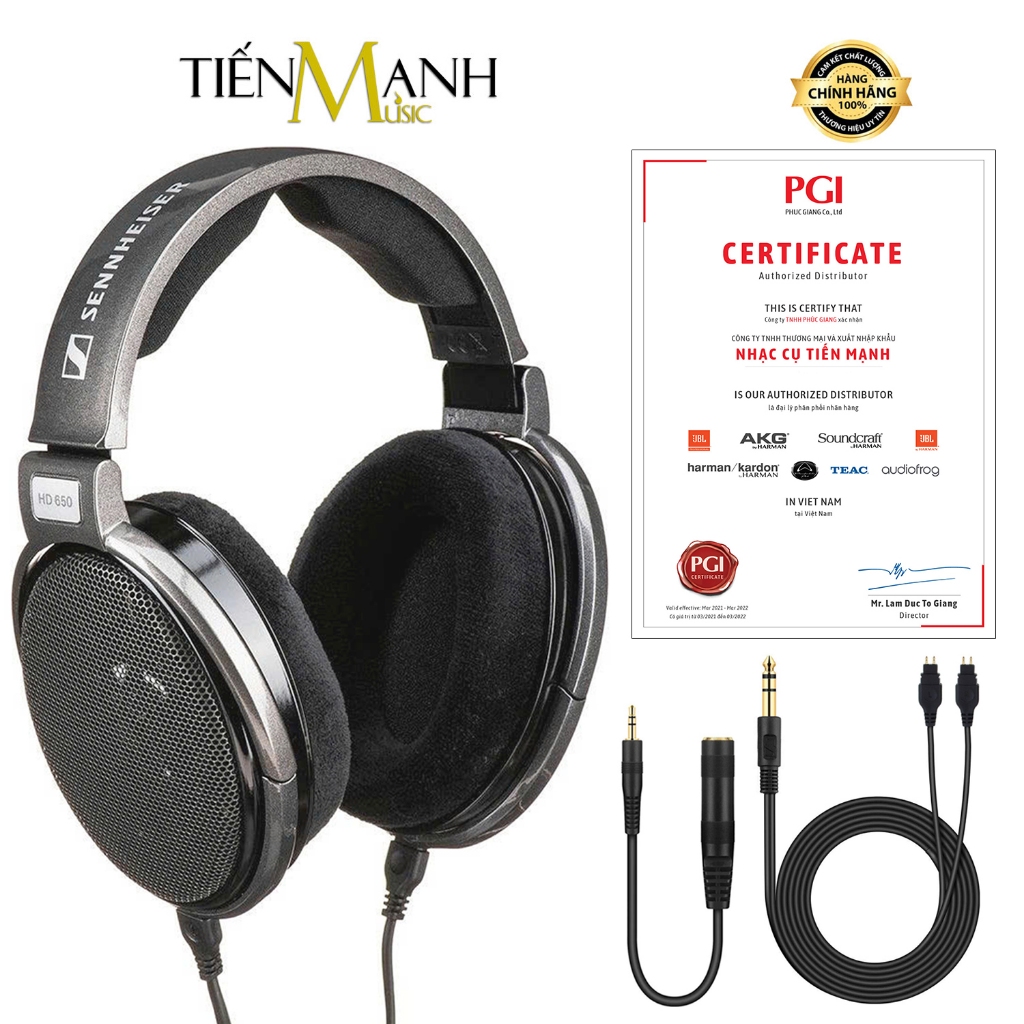 [Chính Hãng] Tai Nghe Audiophile Sennheiser HD650 - Hi-Res Audio, Open Back Dynamic Headphone Profes