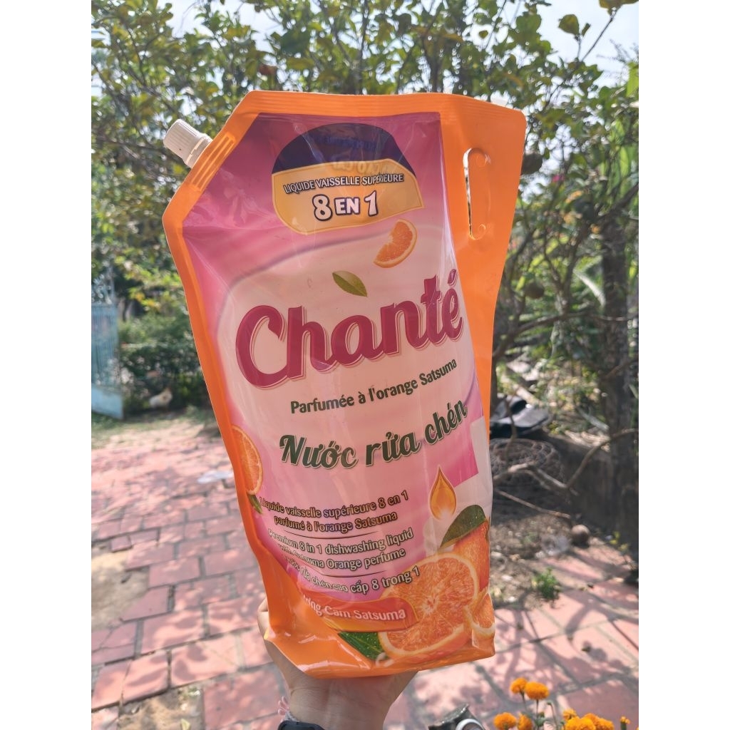Rửa Chén Túi Chanté Hương Cam 3,5kg