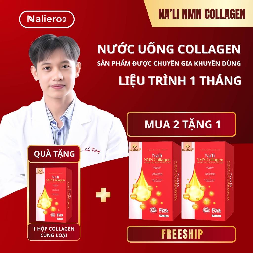 Nali NMN Collagen | Nước uống collagen đẹp da
