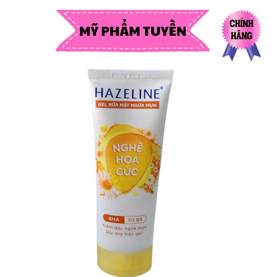 Gel Rửa Mặt Hazeline Nghệ hoa cúc (100g)