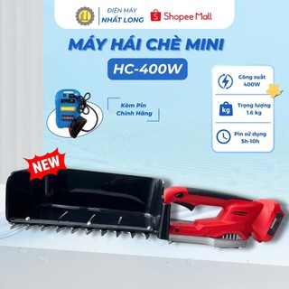 Máy Hái Chè Dùng Pin KADOMA HC-400W - Chân Pin Phổ Thông M21, Lưỡi Mạ Crom Cắt Rau Má, Siêu Nhẹ 1.8kg, Có Khóa Rảnh Tay