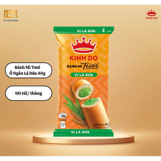 Compo 5-10 Bánh mì tươi Kinh Đô ổ ngắn socola - Lá Dứa 40g ( Hàng Mới )