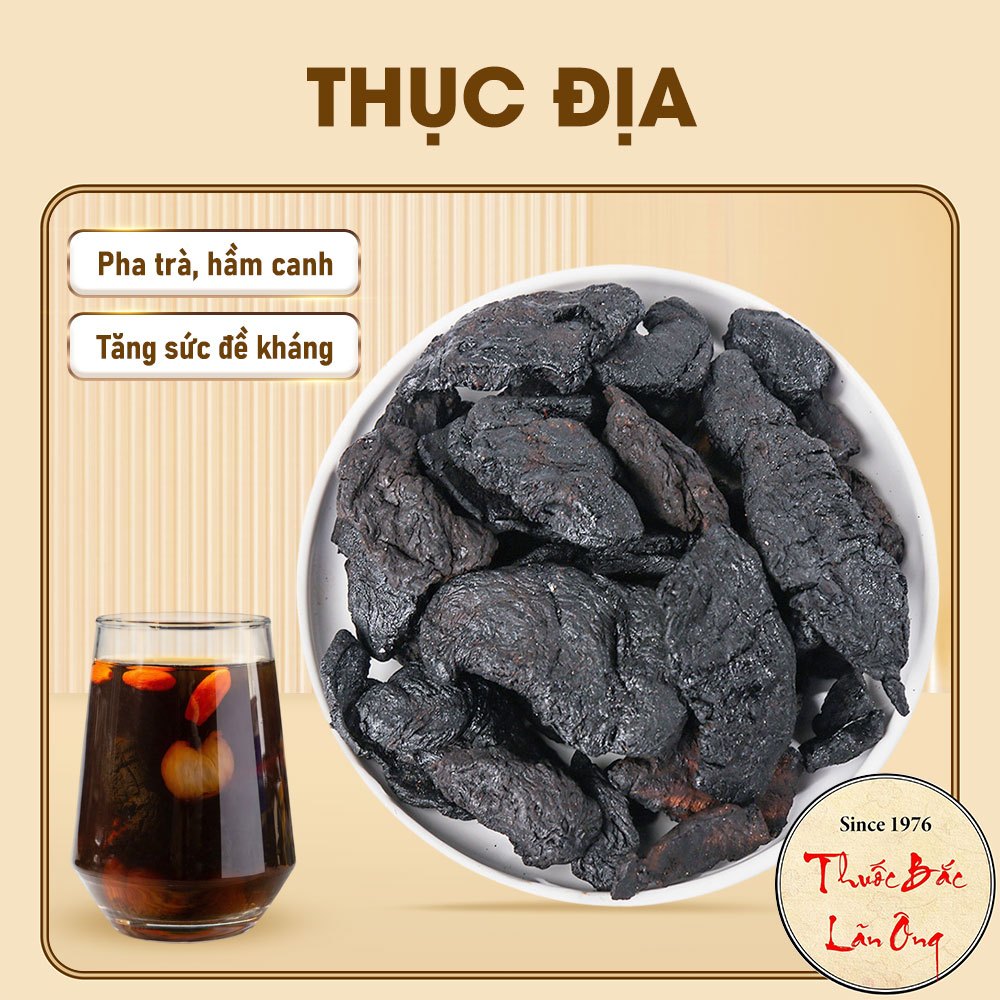 Thục địa 200g (Thục địa khô nấu sâm bí đao thơm ngon)
