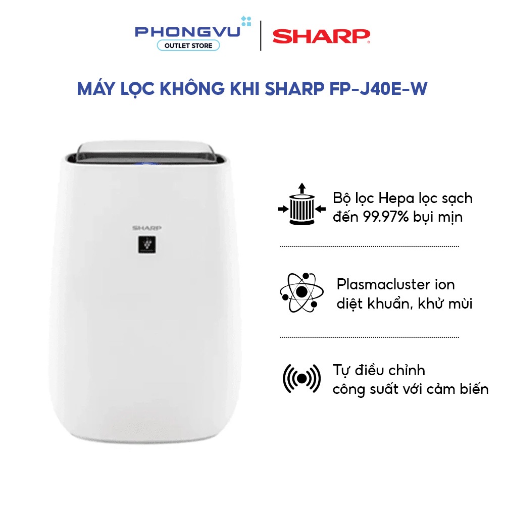 Máy lọc không khi Sharp FP-J40E-W (Bảo hành 12 tháng)