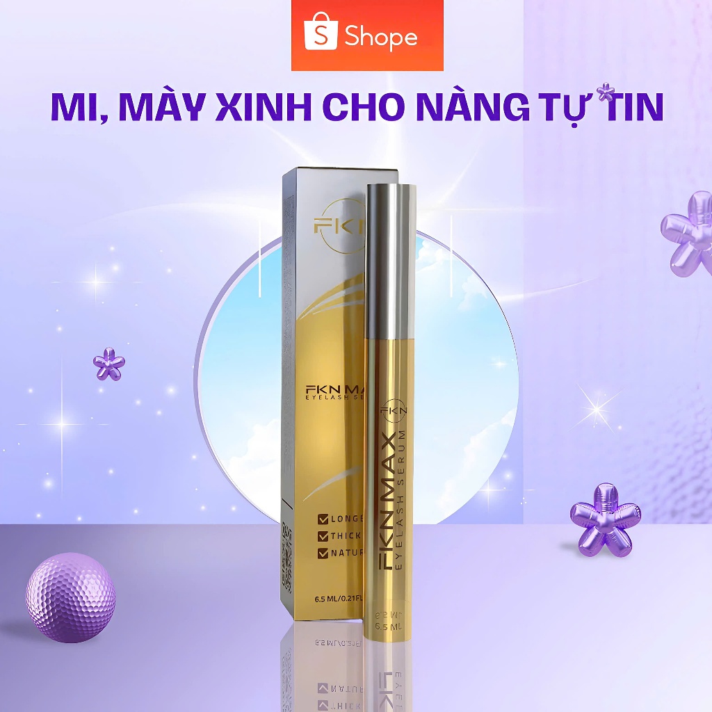Dưỡng mi FKN Max cải tiến dưỡng mi chắc khỏe, dài mi