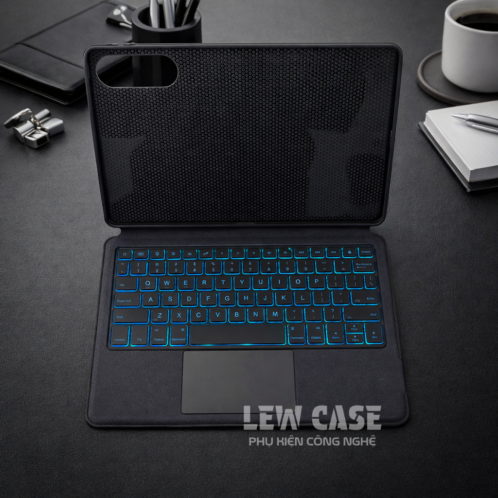 BAO DA BÀN PHÍM có Touchpad,giá đỡ cho Lenovo Xiaoxin Pad Pro GT 11.1 2025 ( KHÔNG THÁO RỜI CASE VÀ 