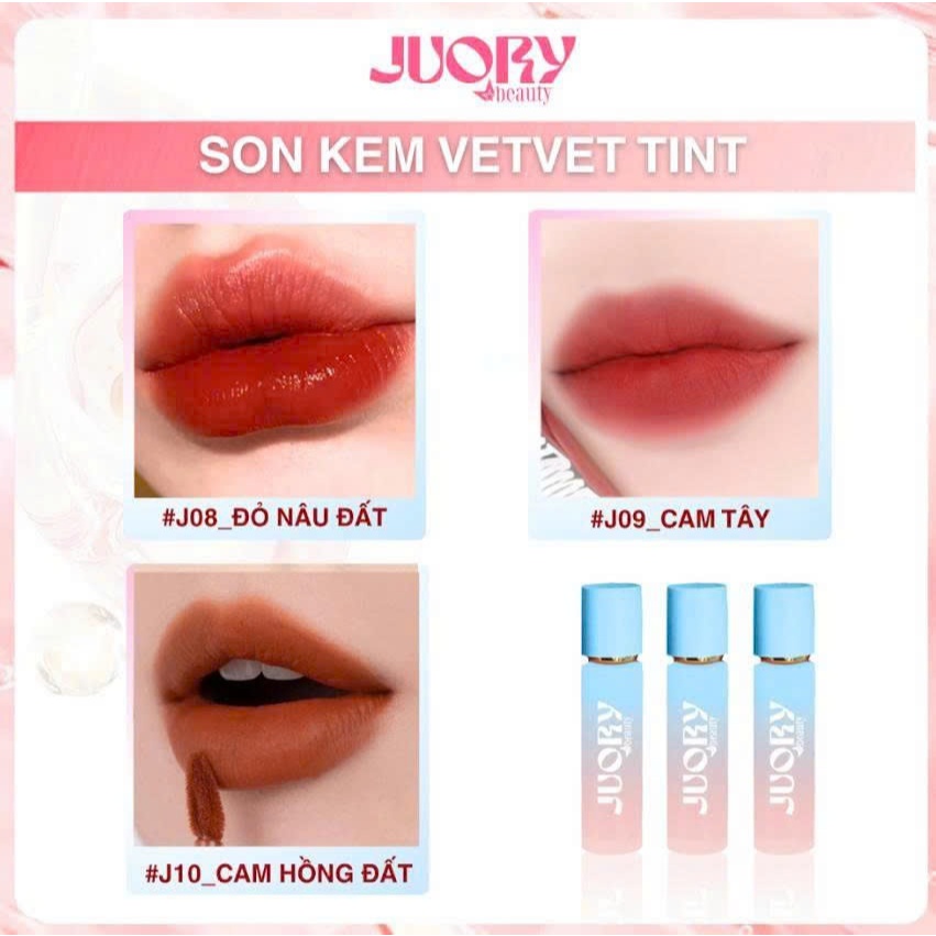 Son kem Vetvet Tint Juory Beauty 5g chính hãng
