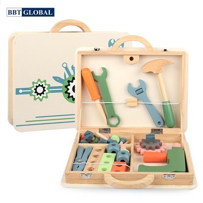 Bộ đồ chơi sửa chữa BBT Gobal bằng gỗ cao cấp MSN20015/vali dụng cụ sửa chữa MSN20016