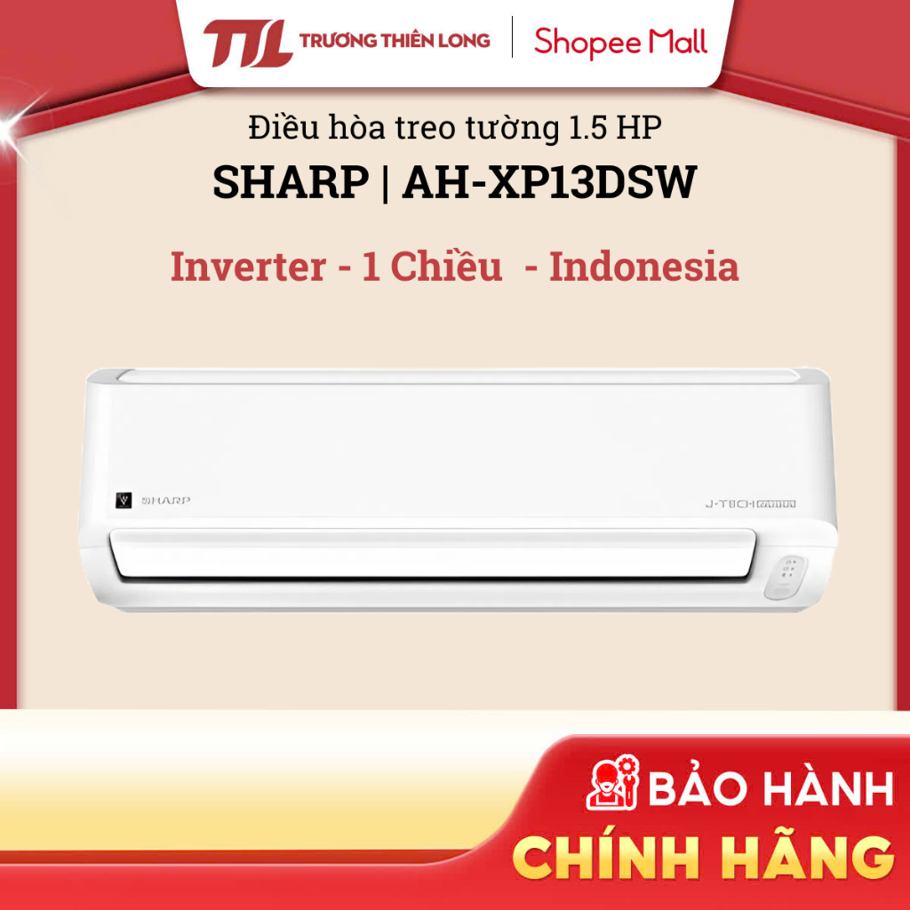 AH-XP13DSW - Máy Lạnh Sharp Inverter 1.5HP AH-XP13DSW [TOÀN QUỐC]
