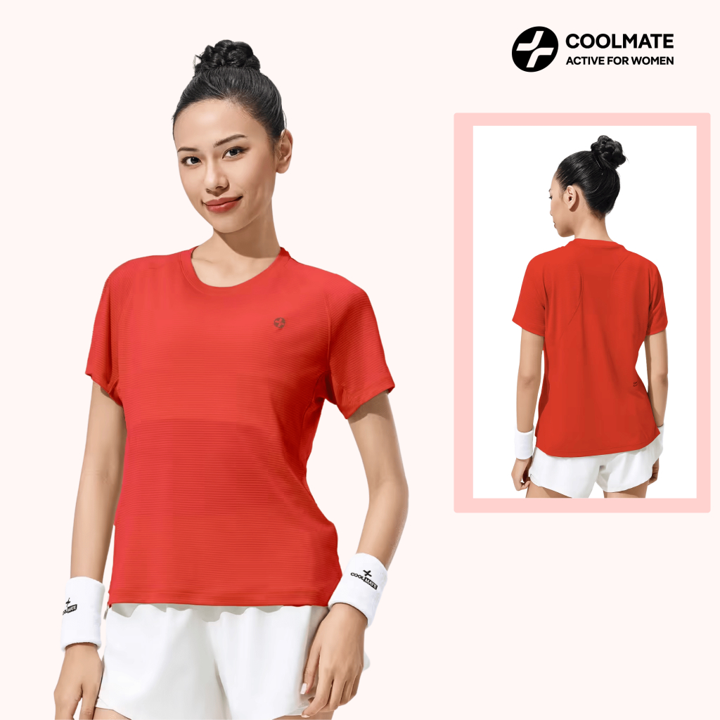 [Outlet không đổi trả] Áo thun Coretee Slimfit thoáng khí - Coolmate Active For Women
