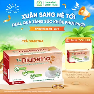Trà Diabetna cho người tiểu đường - hỗ trợ hạ đường huyết và mỡ máu hộp 25 gói TDI