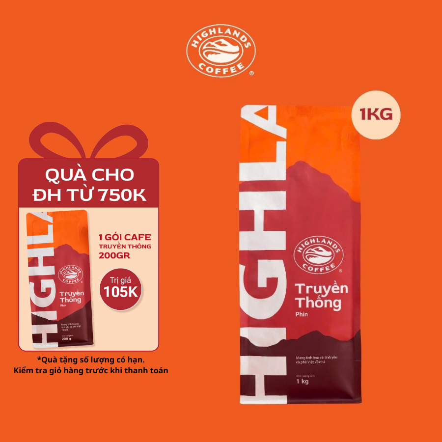 CÀ PHÊ TRUYỀN THỐNG HIGHLANDS COFFEE 1 KG