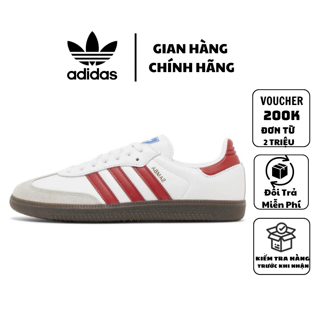 [ CHÍNH HÃNG ] Giày Adidas Samba OG 'Better Scarlet'