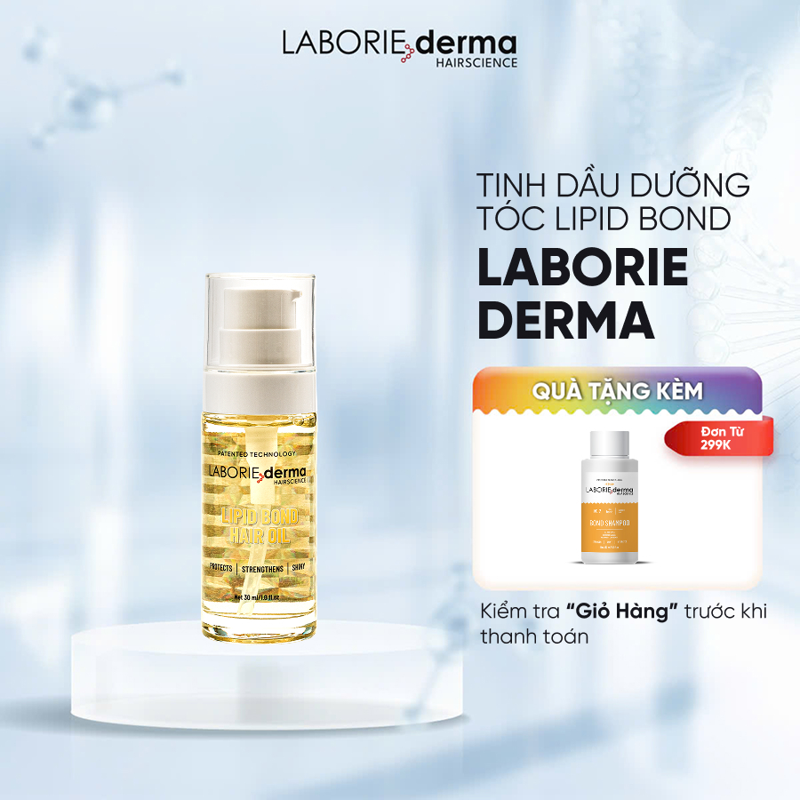 Lipid Bond Hair Oil - Tinh dầu dưỡng tóc Laborie Derma Lipid Bond 30ml