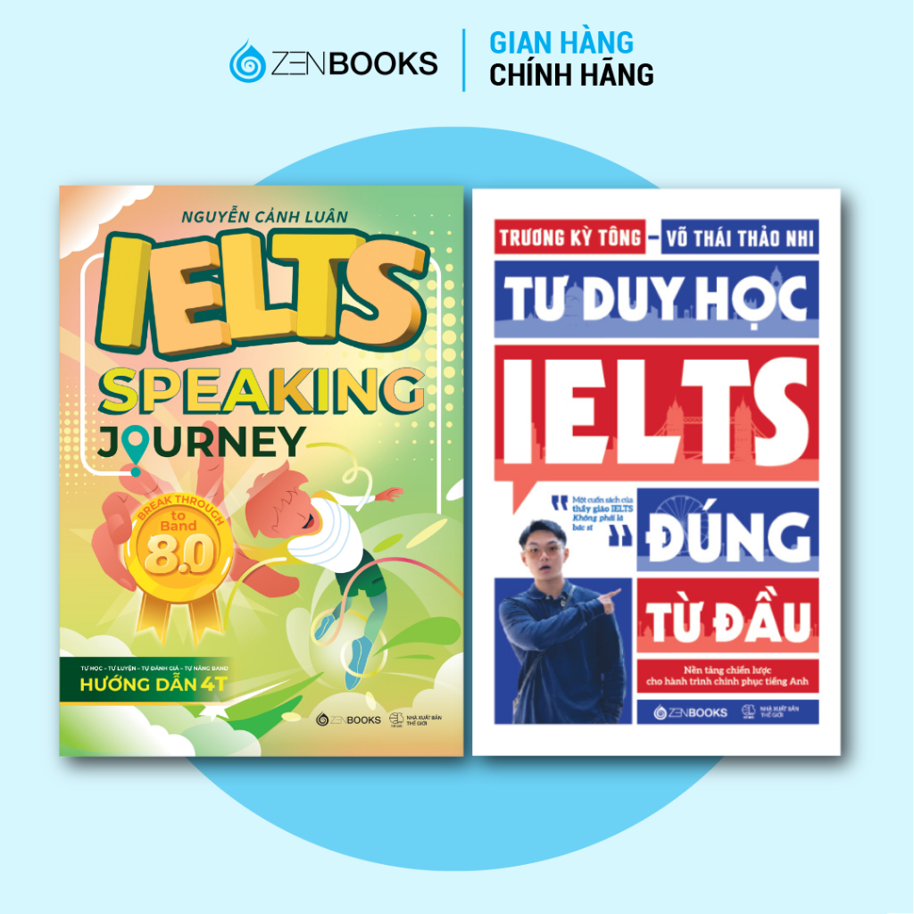 Bộ Sách IELTS Speaking 8.0 + Tư Duy Học IELTS Đúng Từ Đầu