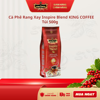 Cà phê rang xay inspire blend king coffee - túi 500g