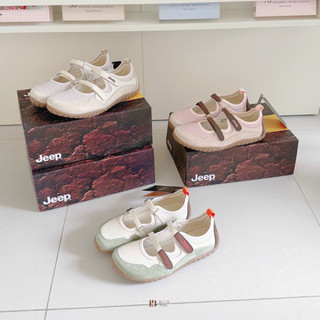 [HÀNG CHÍNH HÃNG - CÓ SẴN] Giày Jeep Mary Jane Quai Dán Đế Bệt 2,5cm Giày Búp Bê Dành Cho Nữ