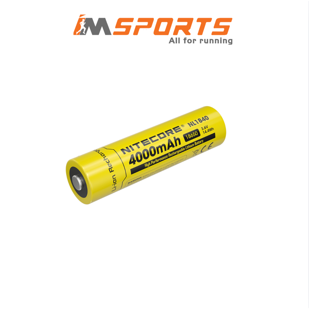 Pin Sạc Nitecore NL1840 Dung Lượng 4000mAh (Pin 18650) Chính hãng - IMSports