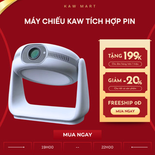 Máy chiếu Leser Hition KAW chiếu ở mọi góc độ,chất lượng 4K, tích hợp pin và đèn LED chiếu sáng bảo hành 12 tháng