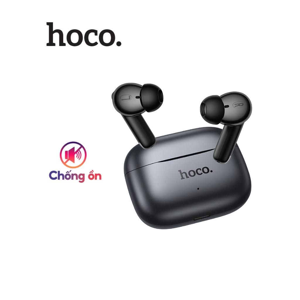 Tai nghe Bluetooth phiên dịch AI thông minh V5.4 Hoco EQ27 (AI) ANC +ENC , pin khủng 320mAh dùng tro