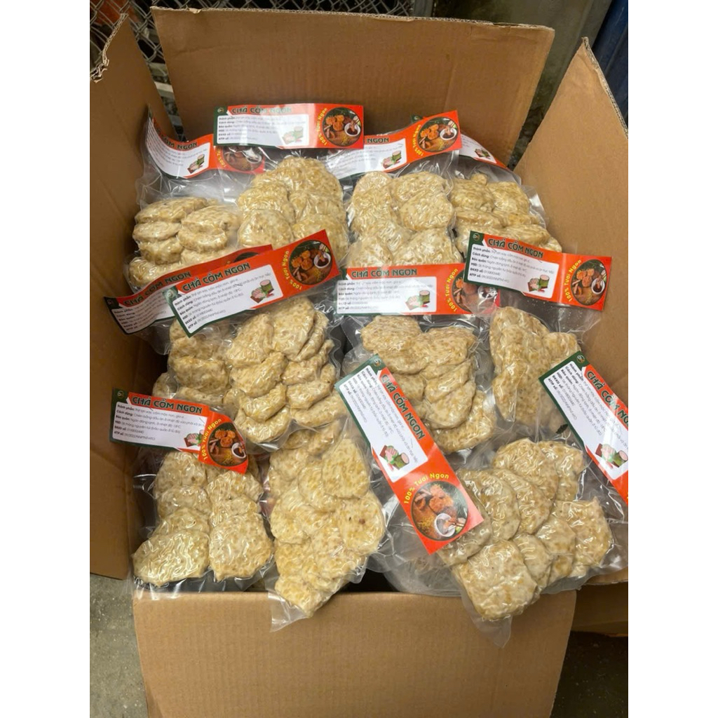 Chả cốm tươi non loại ngon 500g - Chả cốm ngon