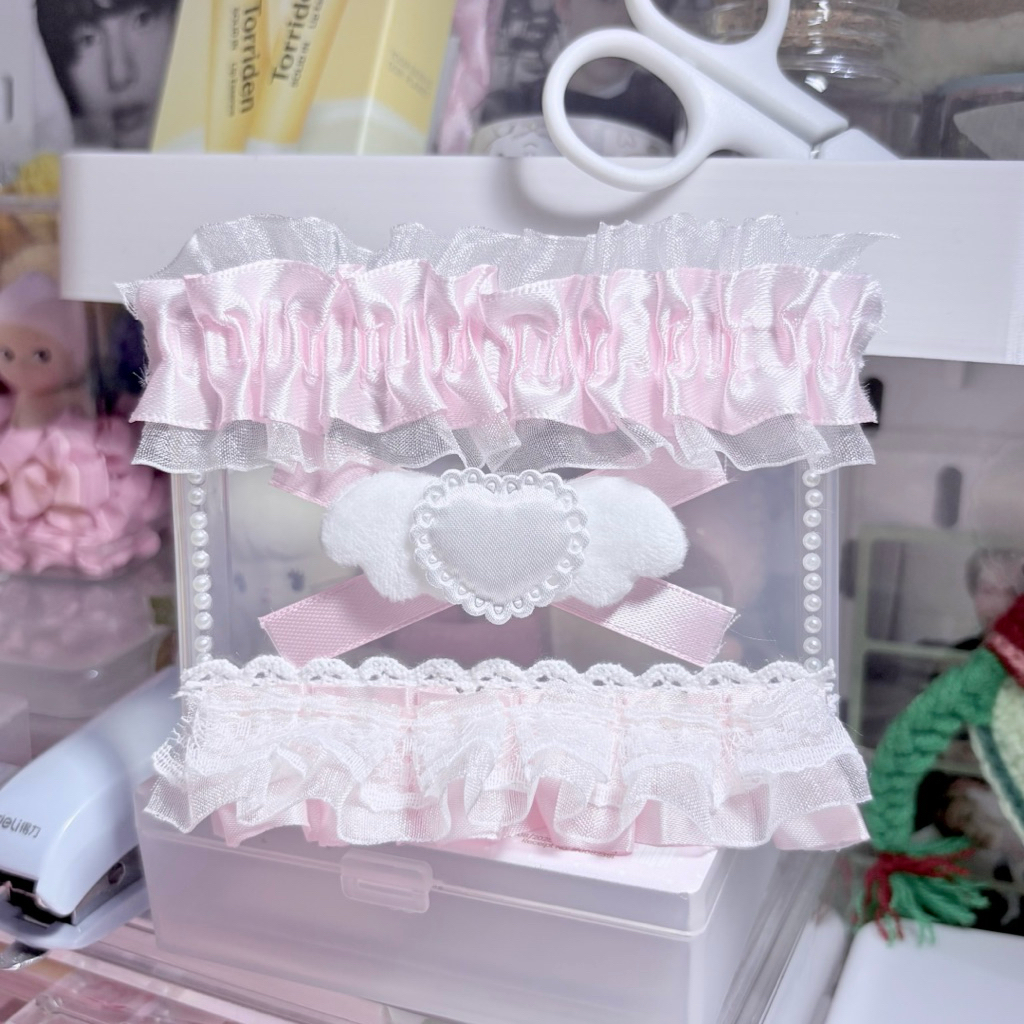 hộp decor kiểu ren,kpop,đựng được card/sleeves/sticker🍎🍎🍎🍎