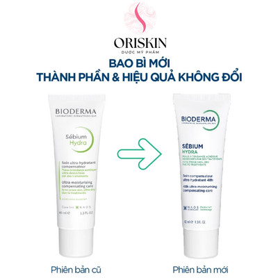Bioderma Kem Dưỡng Làm Dịu Và Phục Hồi Cho Da Mụn Bị Suy Yếu Và Giảm Khô Căng, Bong Tróc Bioderma Sebium Hydra 40ml