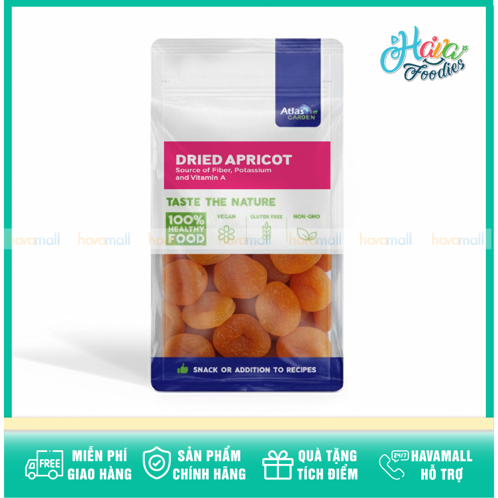 Mơ Vàng Sấy Khô Thổ Nhĩ Kỳ Atlas Garden 265g – Atlas Garden Dried Apricot