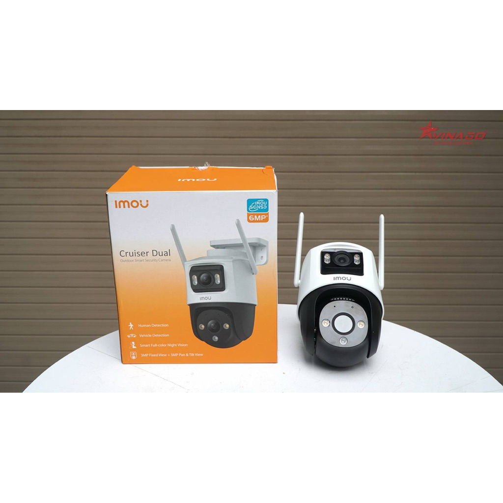 Camera 2 Mắt Ngoài Trời iMOU Cruiser Dual 6MP IPC-S7XP-6M0WED