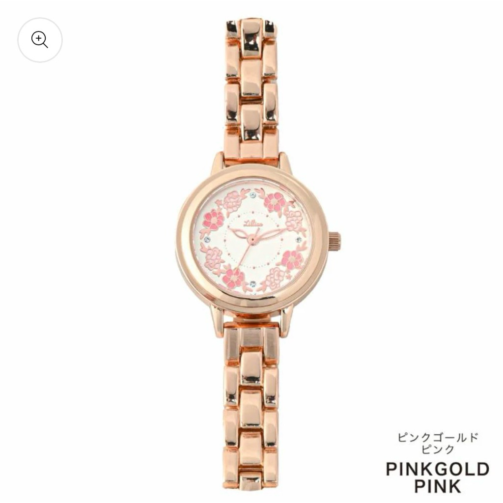 (2hand) Đồng hồ brand Field work Nhật Bản flower metal watch