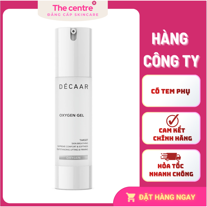 [cty] Décaar Oxygen Gel - Gel Dưỡng Oxy Tươi Decaar, Phục Hồi Da, Cung Cấp Oxygen Cho Da