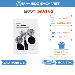 Máy đọc sách Boox SAVI 6S | Chính Hãng