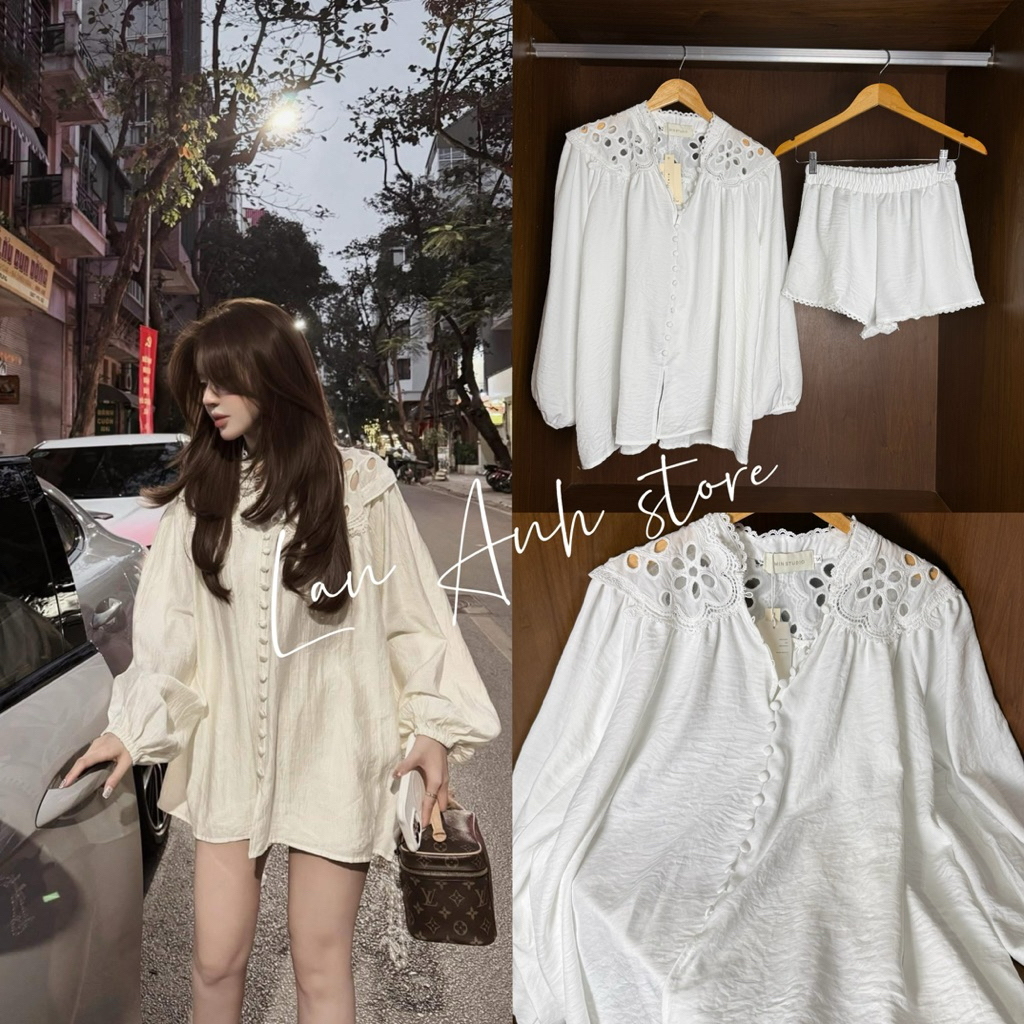 LA01 Set Sơ Mi Đũi MPB Hàng Chuẩn MPB