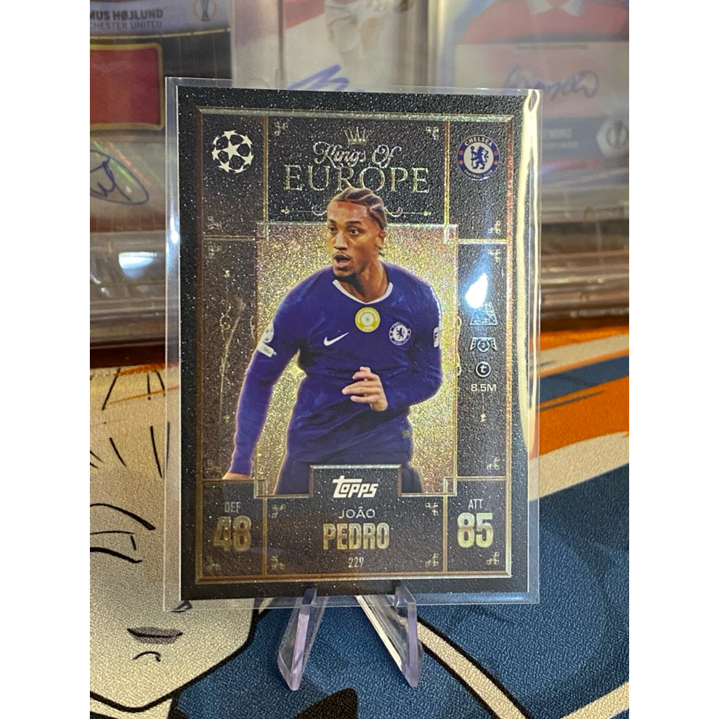 [TÂN BINH TRIỂN VỌNG CHÈ XANH] Thẻ Cầu Thủ Joao Pedro Topps Match Attax Extra 2025-26 Chelsea KING O