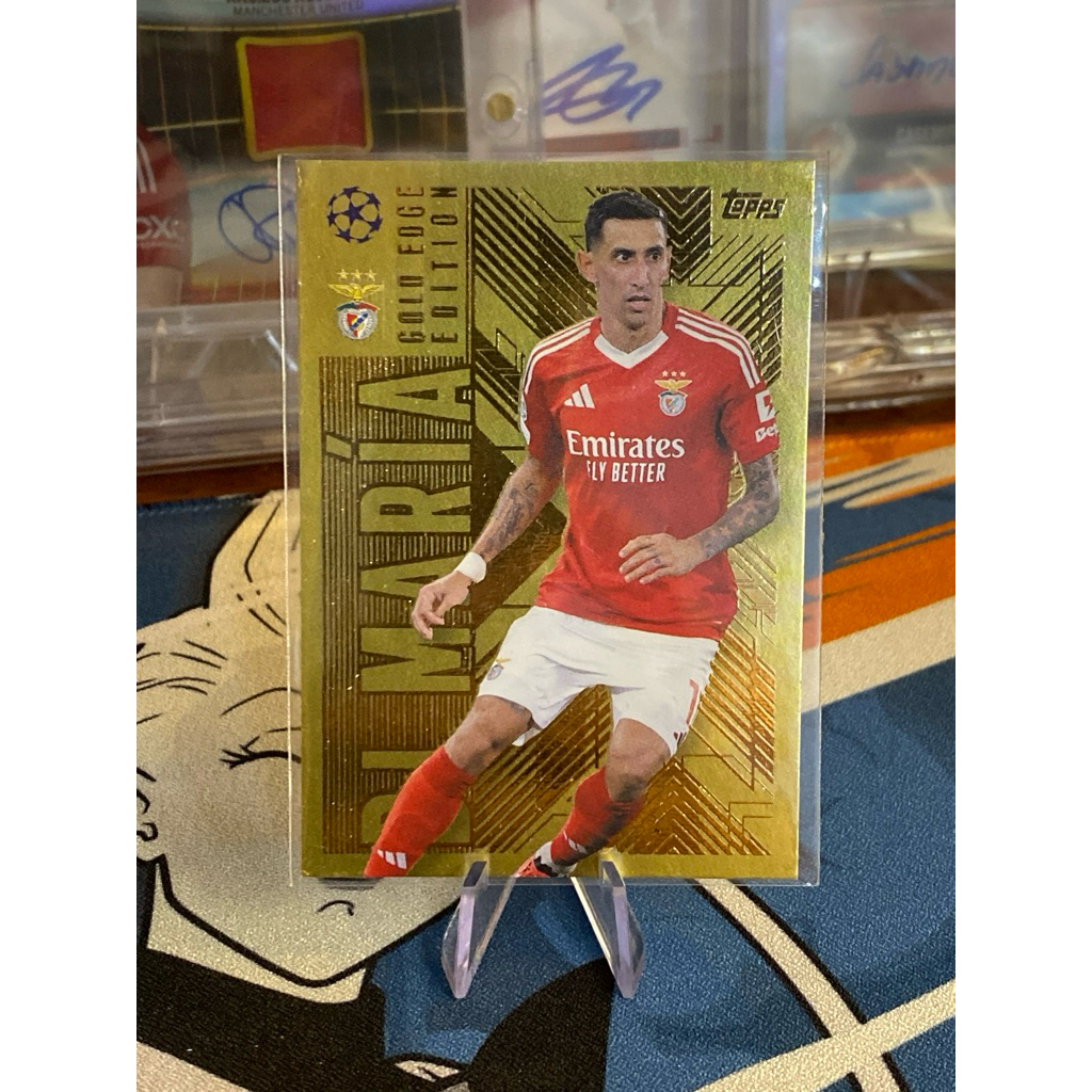 [HIẾM,GỒNG GÁNH MESSI VÔ ĐỊCH WC2022] Thẻ Cầu Thủ Dimaria Chính Hãng Match Attax Extra 2024-25 GOLD 
