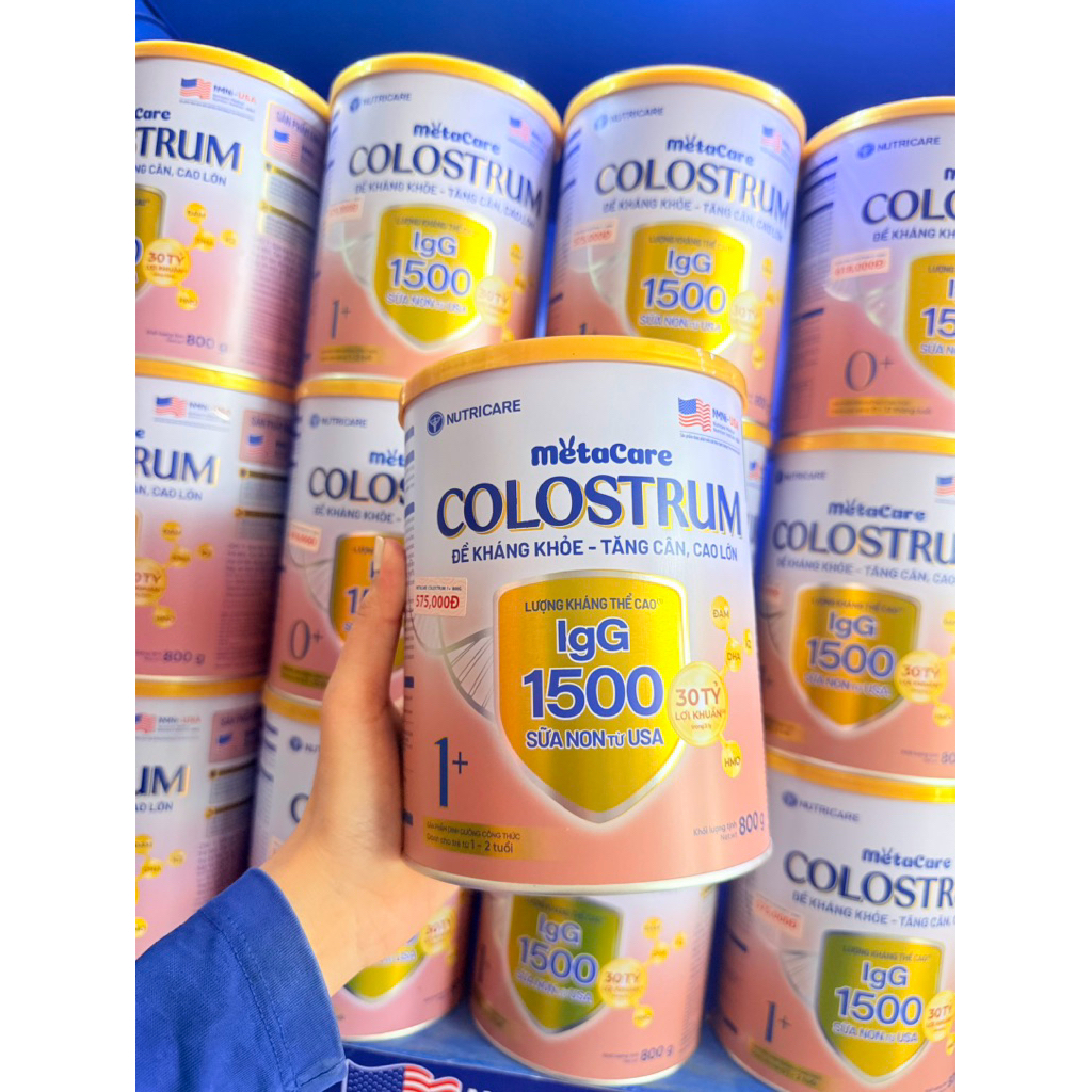 Sữa Bột Nutricare Metacare Colostrum tăng cường đề kháng