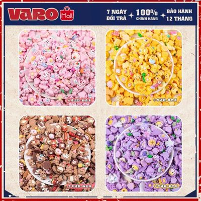 [Tặng Keo] Phụ Kiện Charm Trang Trí, Gắn Mũ Bảo Hiểm, Trang Trí Ốp Lưng Điện Thoại Dễ Thương