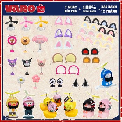 Tai mèo, tai gấu, sừng gắn nón bảo hiểm VARO cute kèm keo 3M