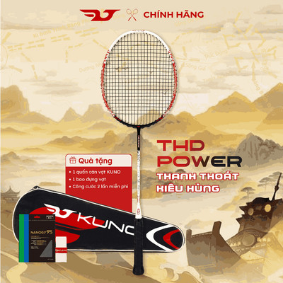 Vợt Cầu Lông KUNO THD POWER Vợt Công Thủ Toàn Diện, Thiên Công, Full Carbon 4U Cao Cấp Bản Thiết Kế Lịch Sử Ý Nghĩa