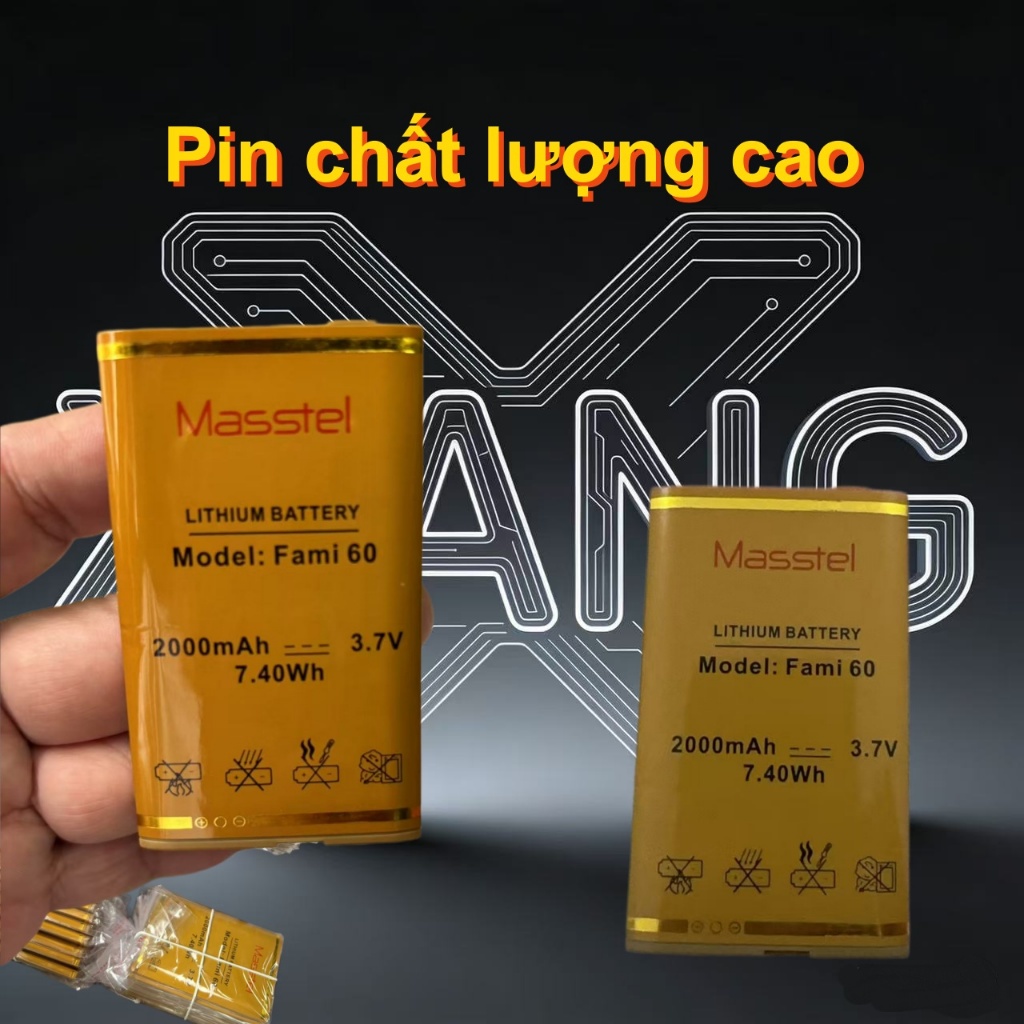 Pin Hãng Mastel Fami 60 Dung lượng chuẩn : 2000mAh
