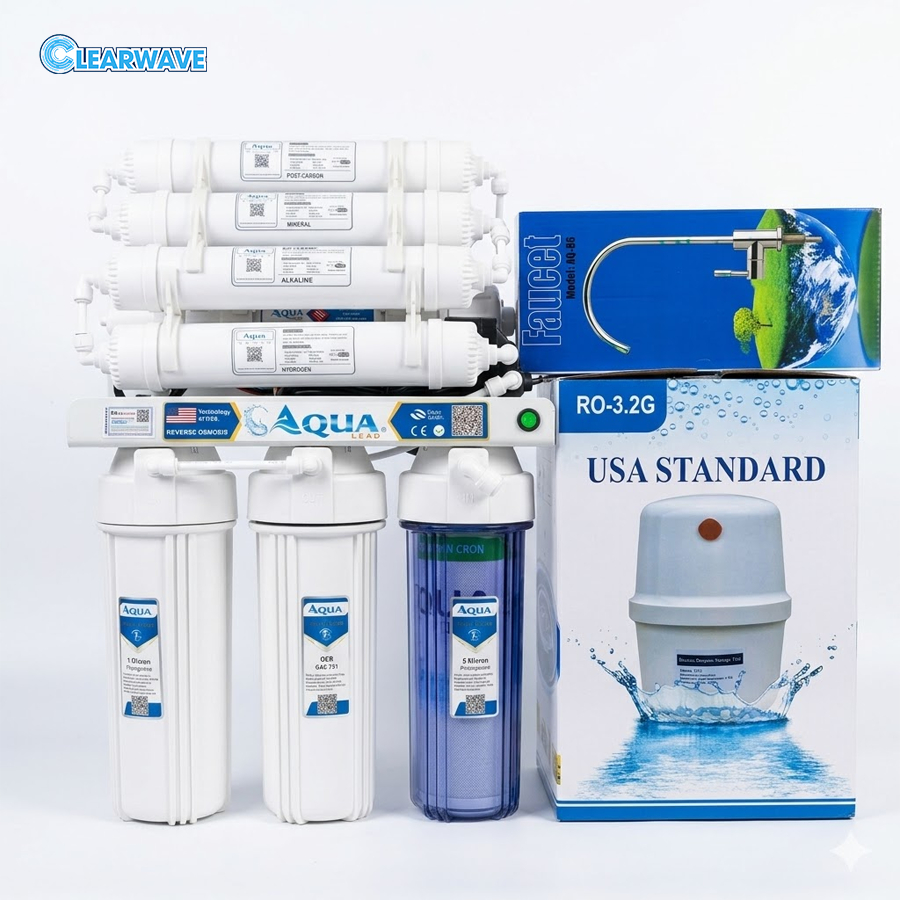 Máy lọc nước AQUALead 10 cấp lọc không vỏ tủ
