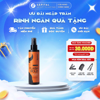 Xịt tạo phồng Menitems Flash Bold - Tạo phồng nhanh chóng không dùng máy sấy, Linh hoạt tạo kiểu