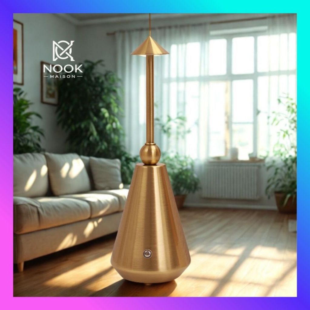 MD6 - ĐÈN BÀN SẠC CAO CẤP – ĐÈN DECOR KIM LOẠI HIỆN ĐẠI | ĐÈN NGỦ MINI SANG TRỌNG