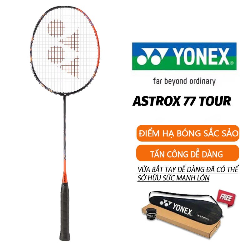 YONEX Vợt Cầu Lông công ASTROX 77 Pro thủ toàn diện cao cấp căng sẵn Siêu Bền Phù Hợp Người Mới Chơi